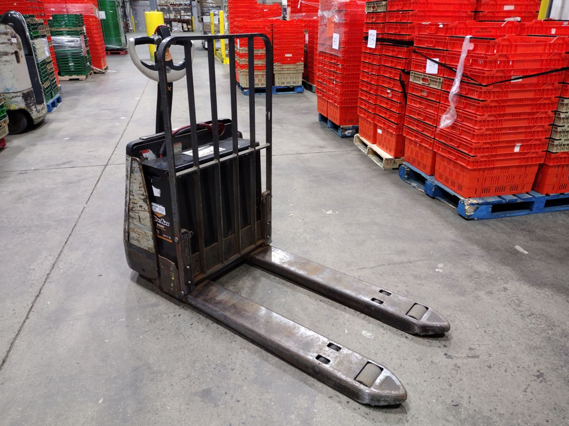 Crown WP2345-45 4,500lbs Electric 24V Walk-Behind Pallet Jack With Charger w/ Charger