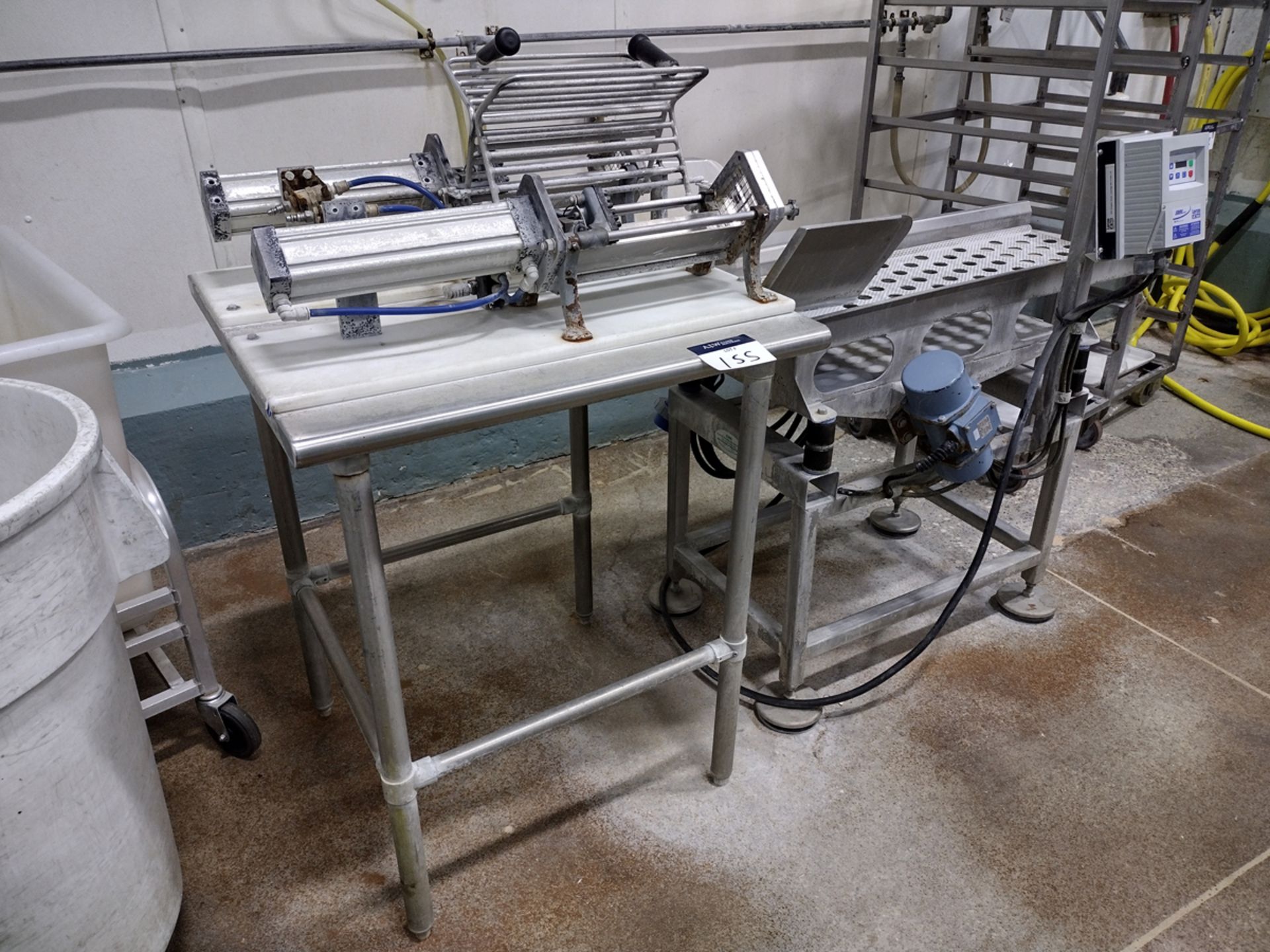 Shaver 501A Pneumatic French Fry Cutter & Shaker Table - Image 2 of 10