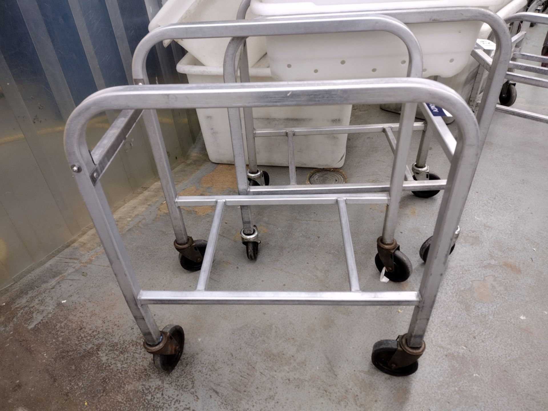 {Each} Aluminum Rolling Bin Racks - Image 4 of 4