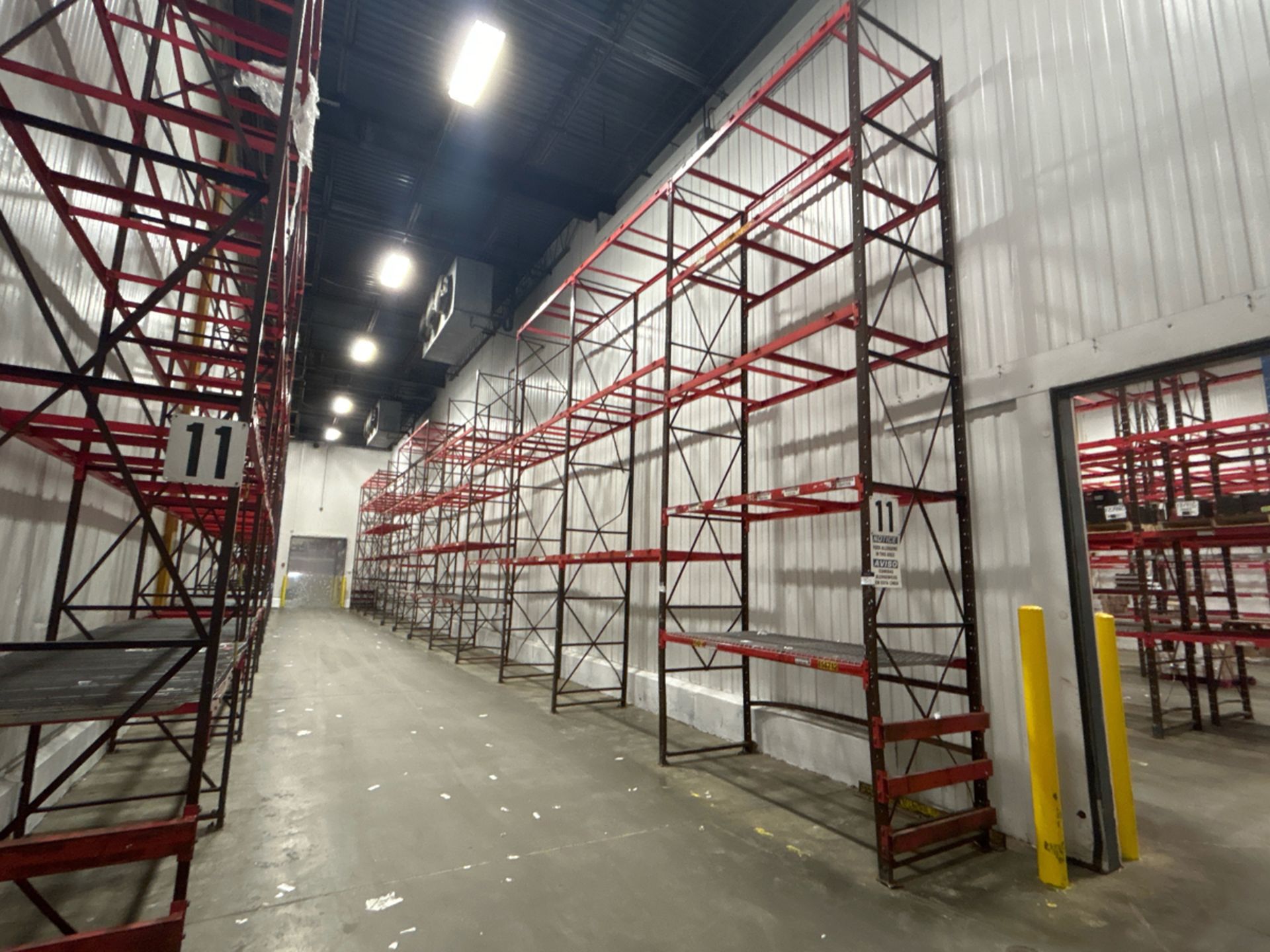 A Group of Structural Pallet Racking, 19' Tall, Approx. 30 Sections - Bild 2 aus 6