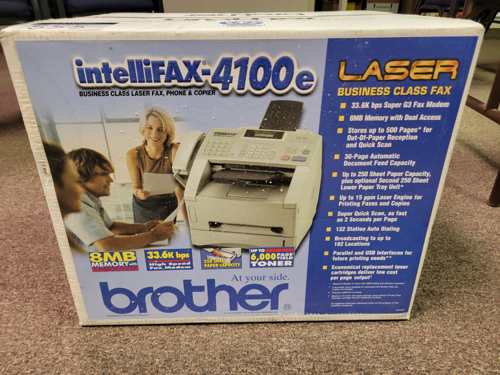 Brother Intellifax-4100e Copier, Phone, and Fax Machine (NIB) - Image 2 of 2