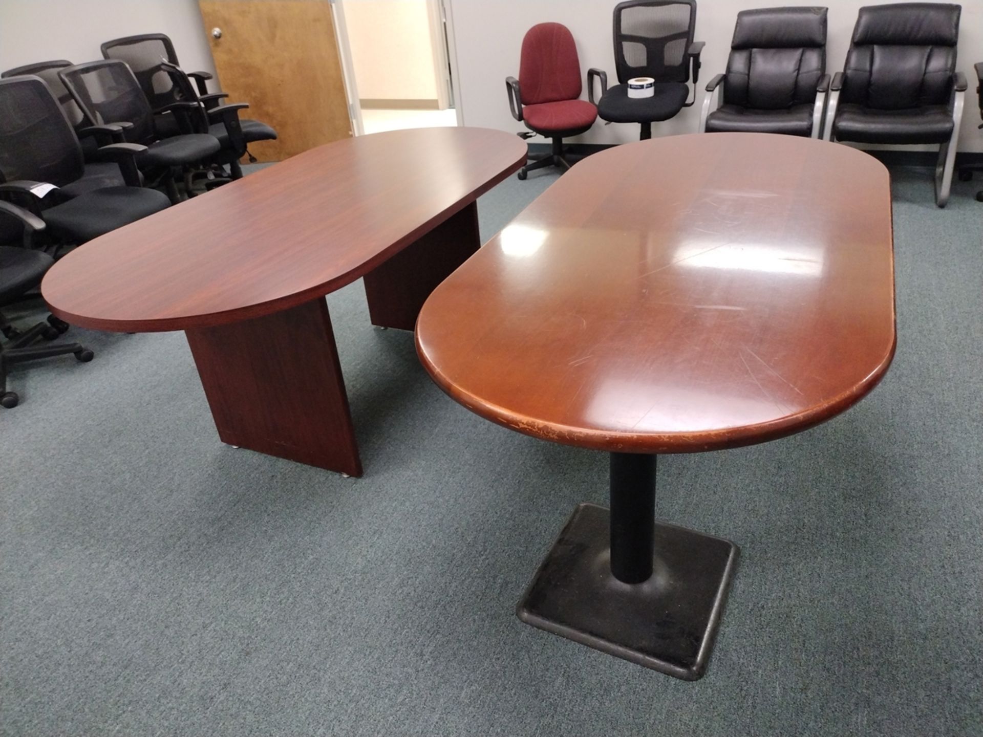 {Each} 6ft Wood Laminate Conference Table - Image 2 of 2
