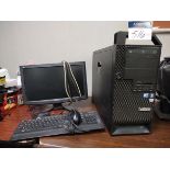 Lenovo D20 ThinkStation Xeon PC w/ Monitor and Keyboard