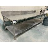 2-Tier Stainless Steel Table