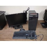 Lenovo ThinkCentre i3 PC w/ Monitor and Keyboard