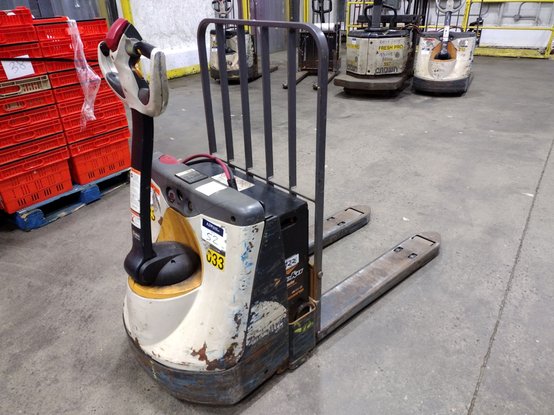 Crown WP3045-45 4,500lbs Electric 24V Walk-Behind Pallet Jack With Charger - Image 2 of 9