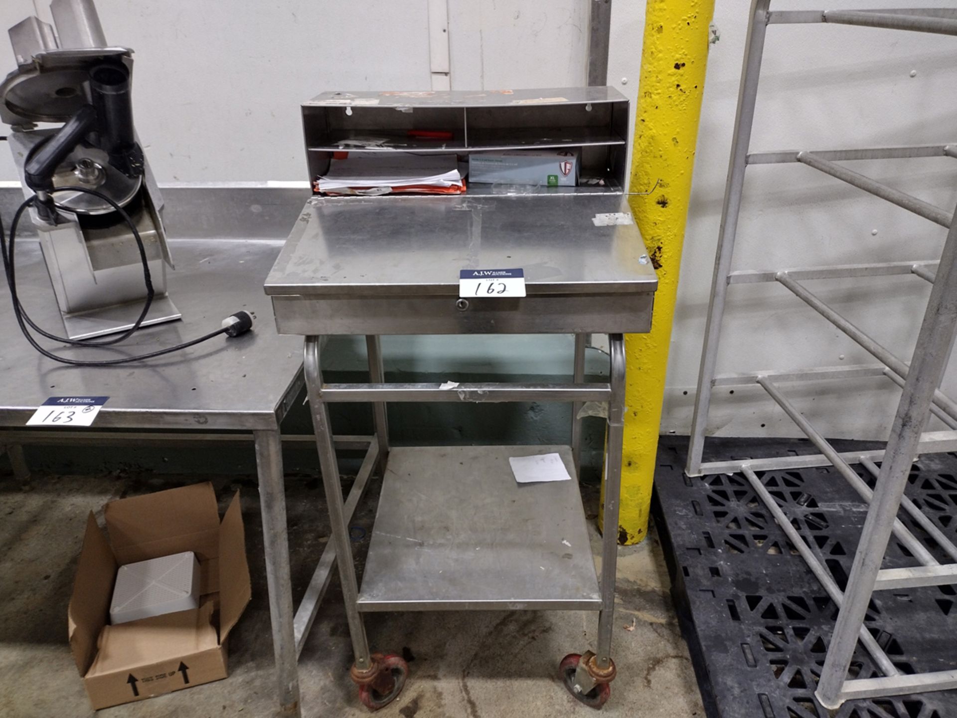 Stainless Steel Rolling Workstation