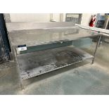 2-Tier Stainless Steel Table