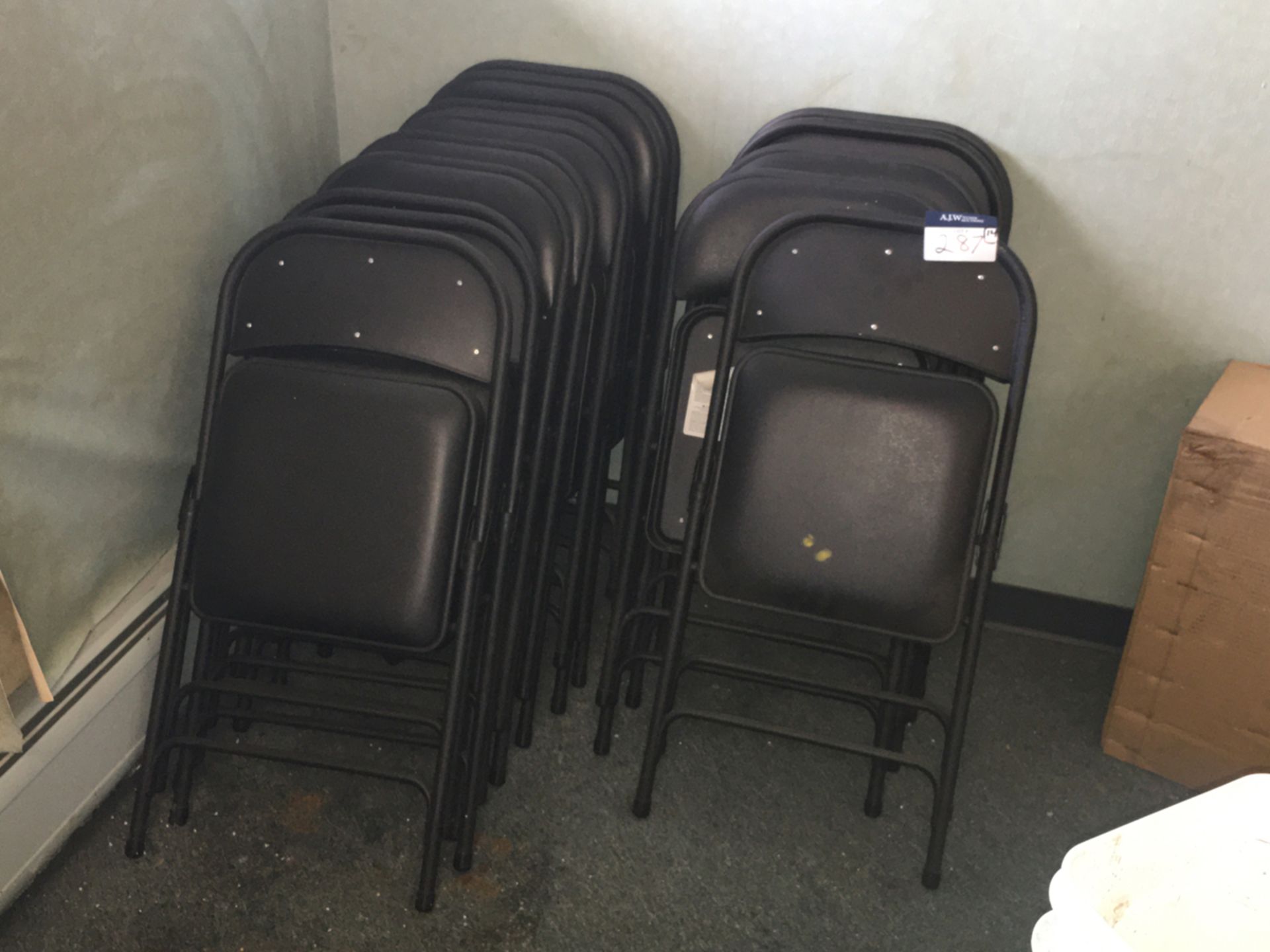 {Each} Steel Cushioned Folding Chairs