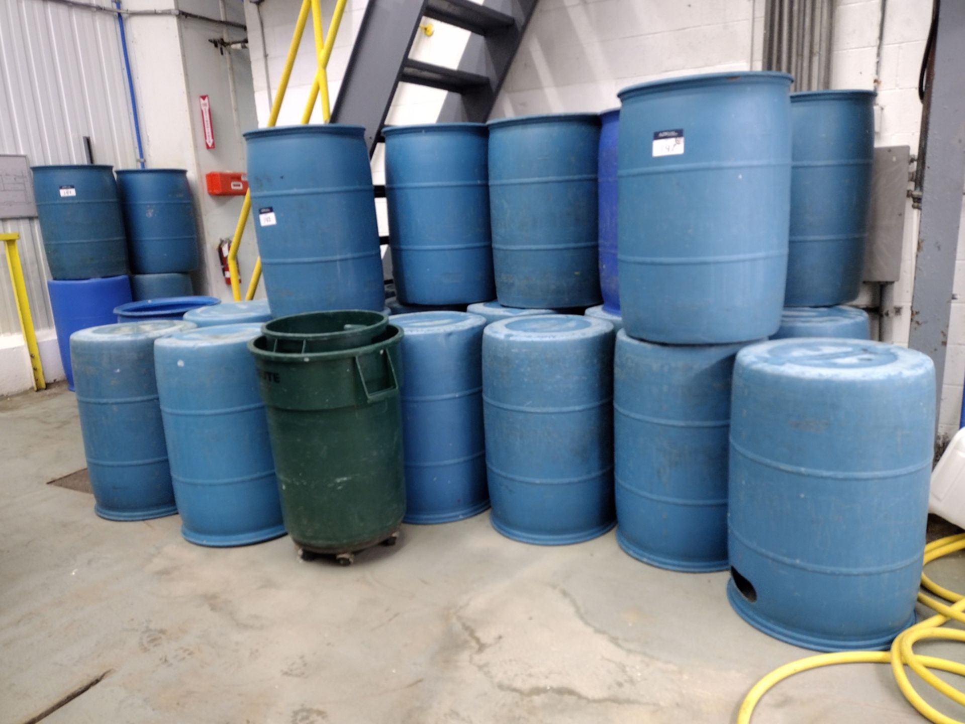 {Each} 55 Gallon Poly Storage Barrels