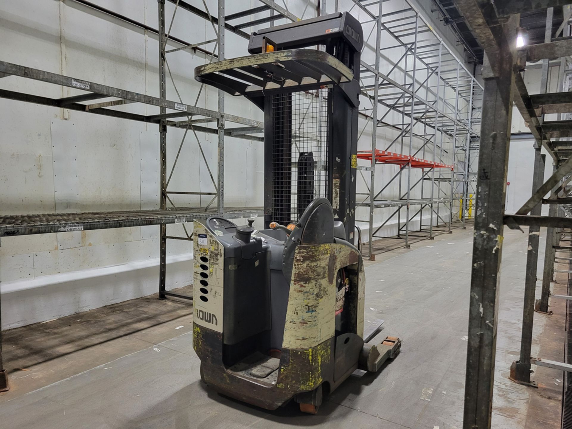Crown RR5020-35 3,500lbs Electric 36V Reach Truck w/ Charger - Image 2 of 13