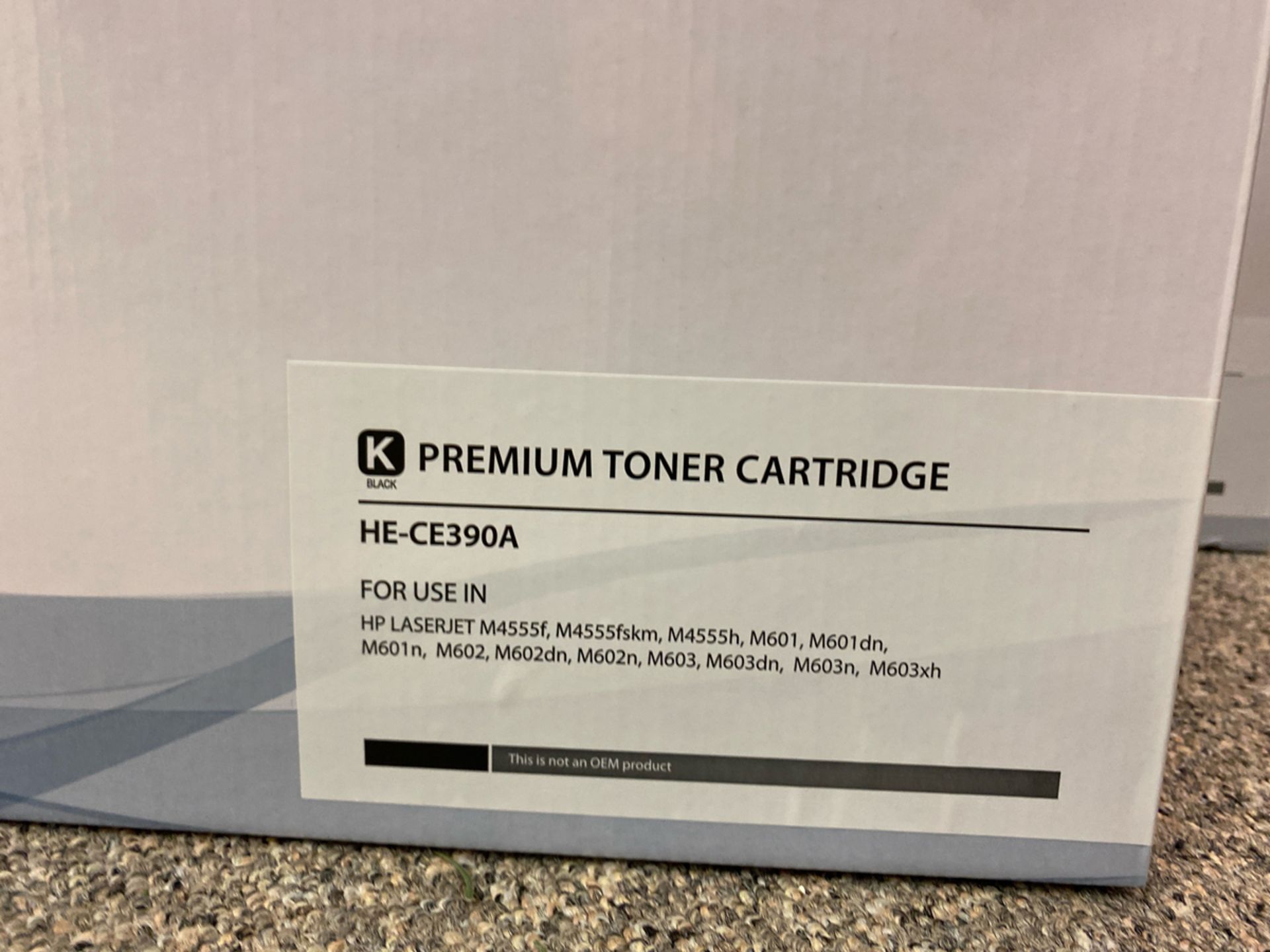 {Each} (2) Premium Toner Cartridge HE-CE390A Black Toner Cartridge - Image 2 of 2