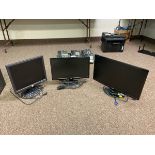 A Group of Computer Monitors