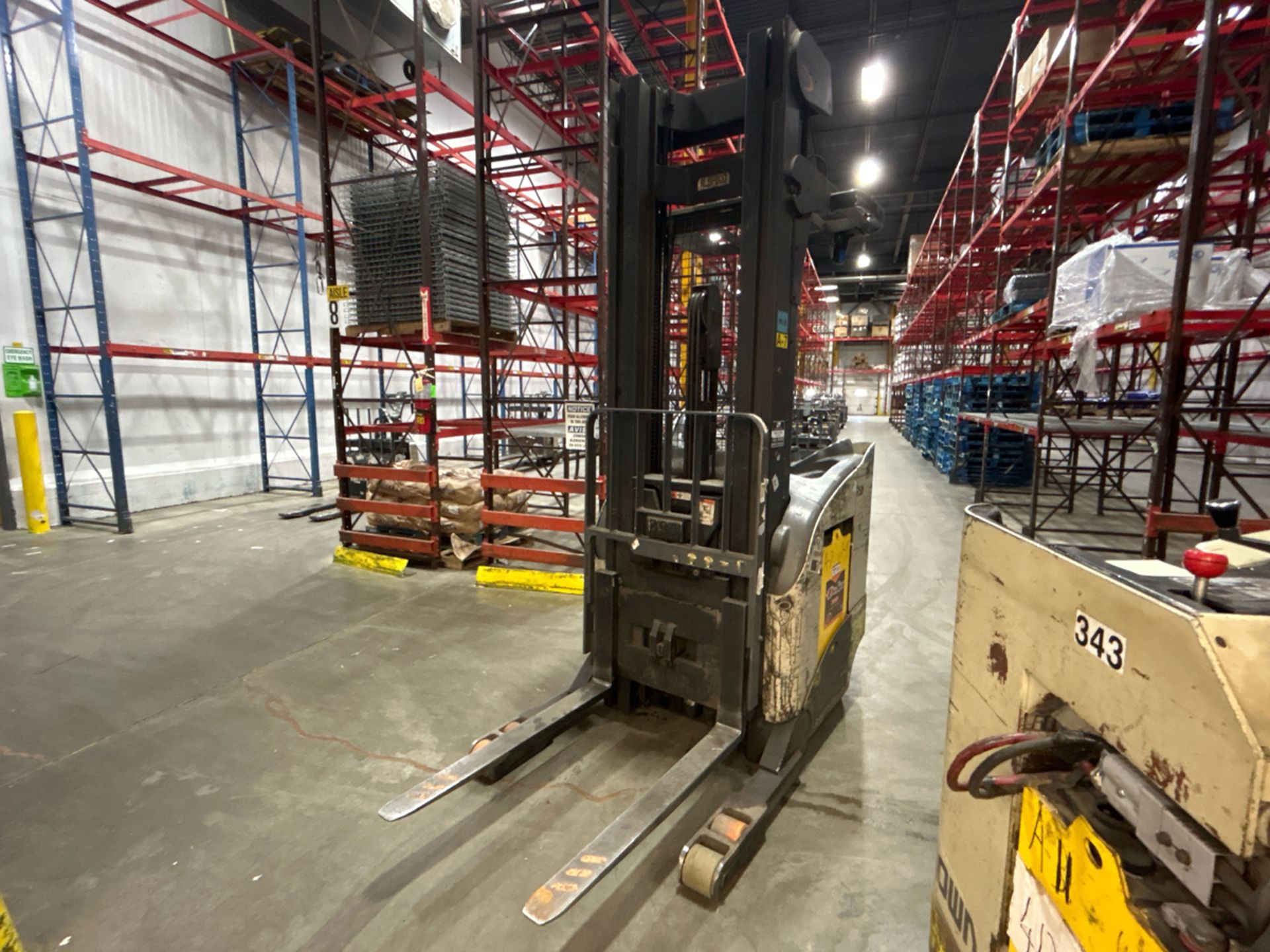 Crown RR5220-35 3,500lbs Electric 36V Reach Truck w/ Charger - Image 8 of 16