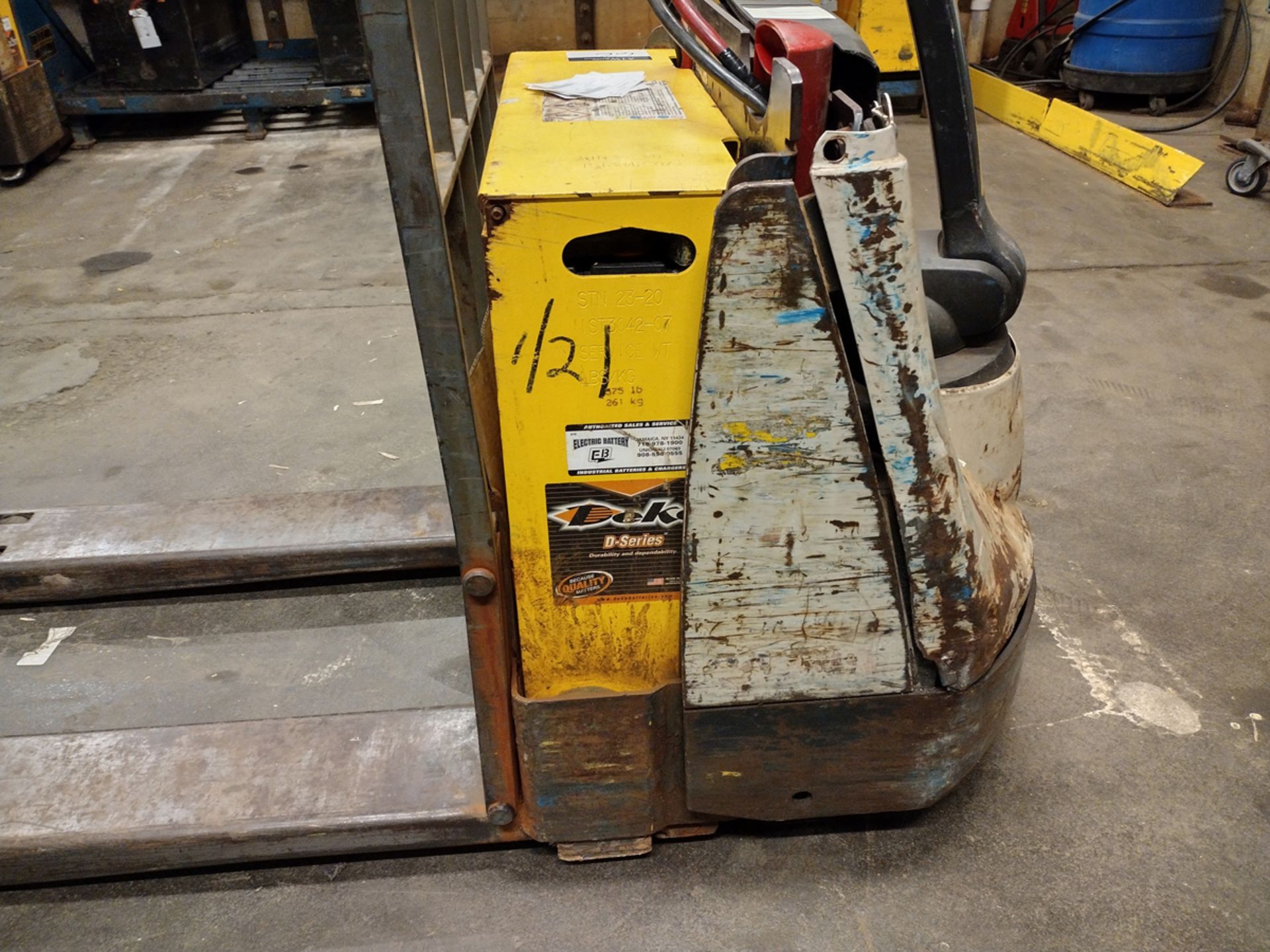 Crown WP-2345-45 4,500lbs Electric 24V Walk-Behind Pallet Jack - Image 3 of 7