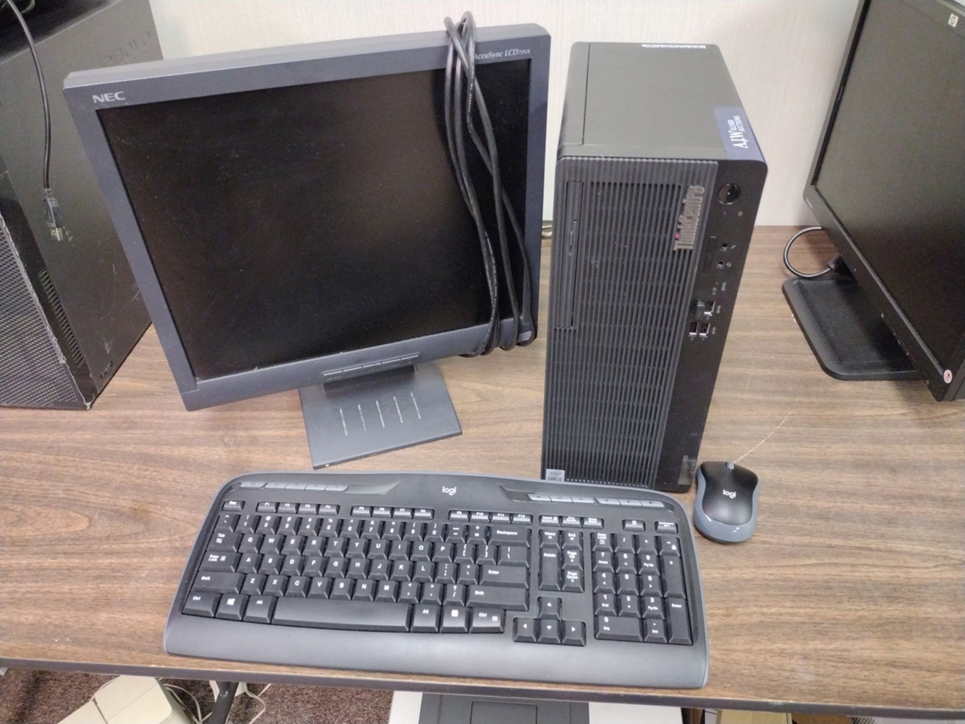 Lenovo M70t ThinkCentre i5 PC w/ Monitor and Keyboard
