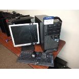 Lenovo D20 ThinkStation Xeon PC w/ Monitor and Keyboard