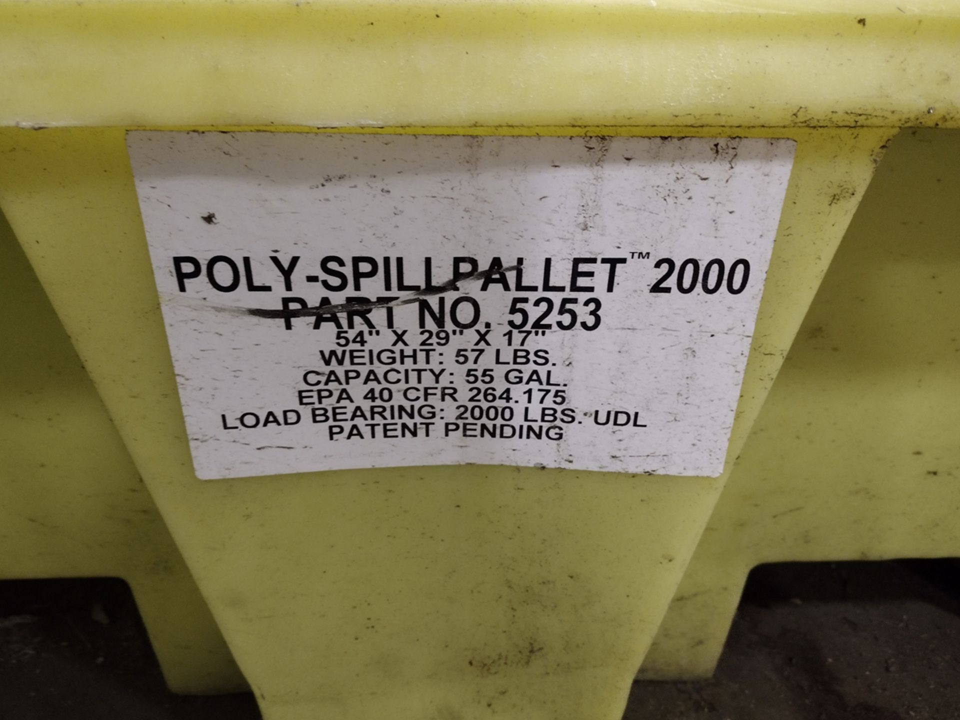 {Each} Poly Spill Pallet 2000 - Image 4 of 4