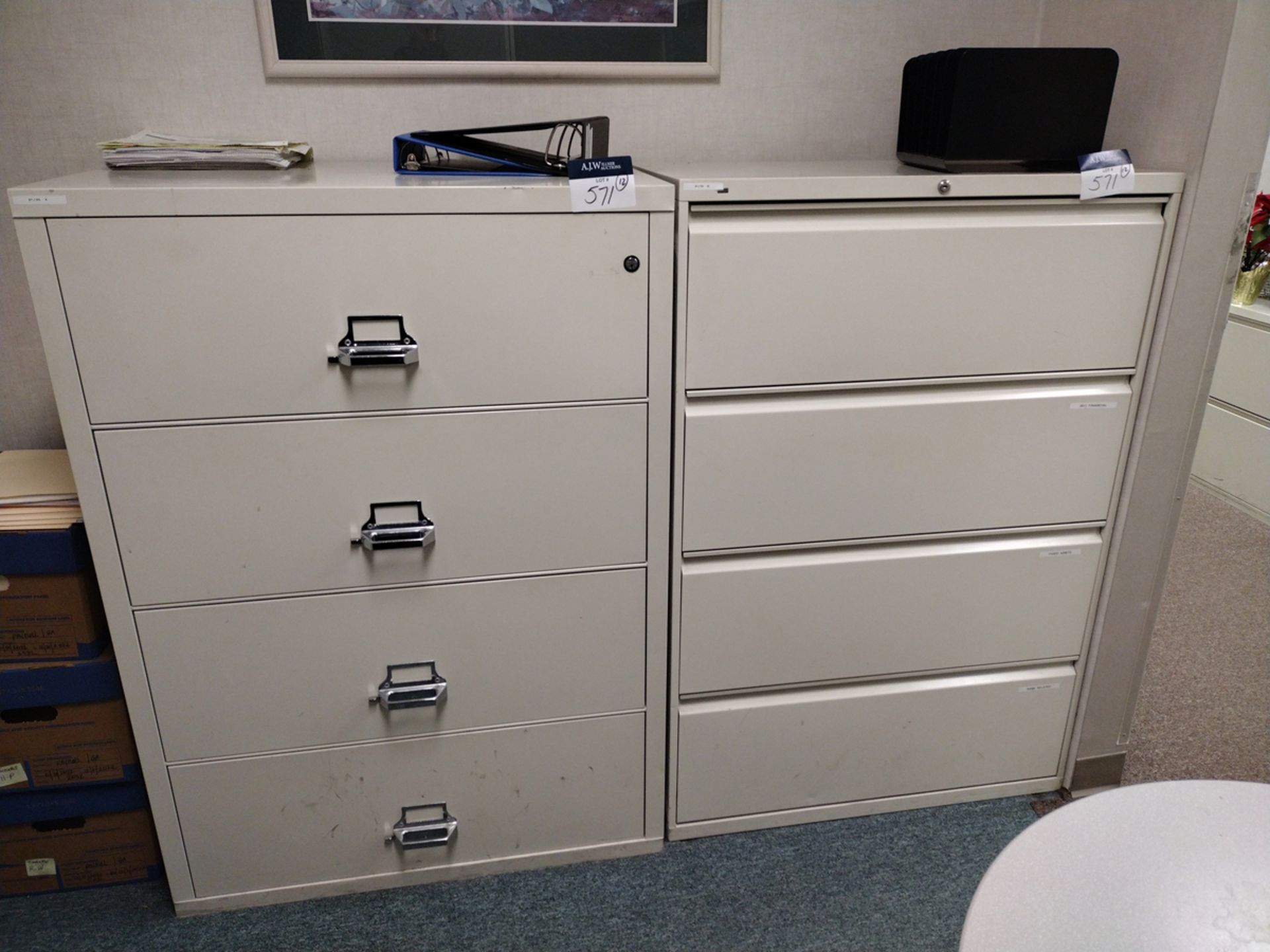 Group of Ass't Metal File and Storage Cabinets
