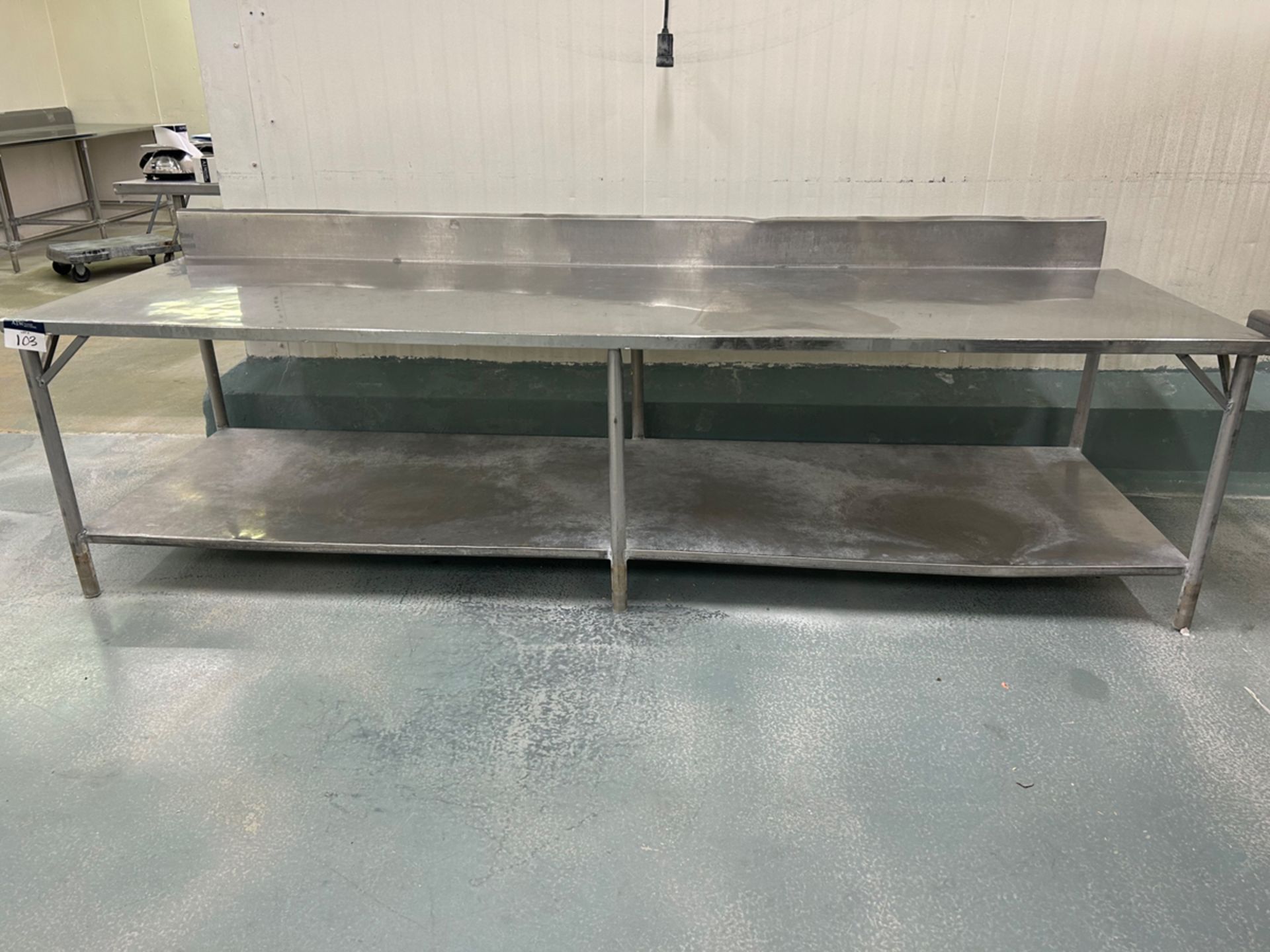 2-Tier Stainless Steel Table - Image 2 of 2