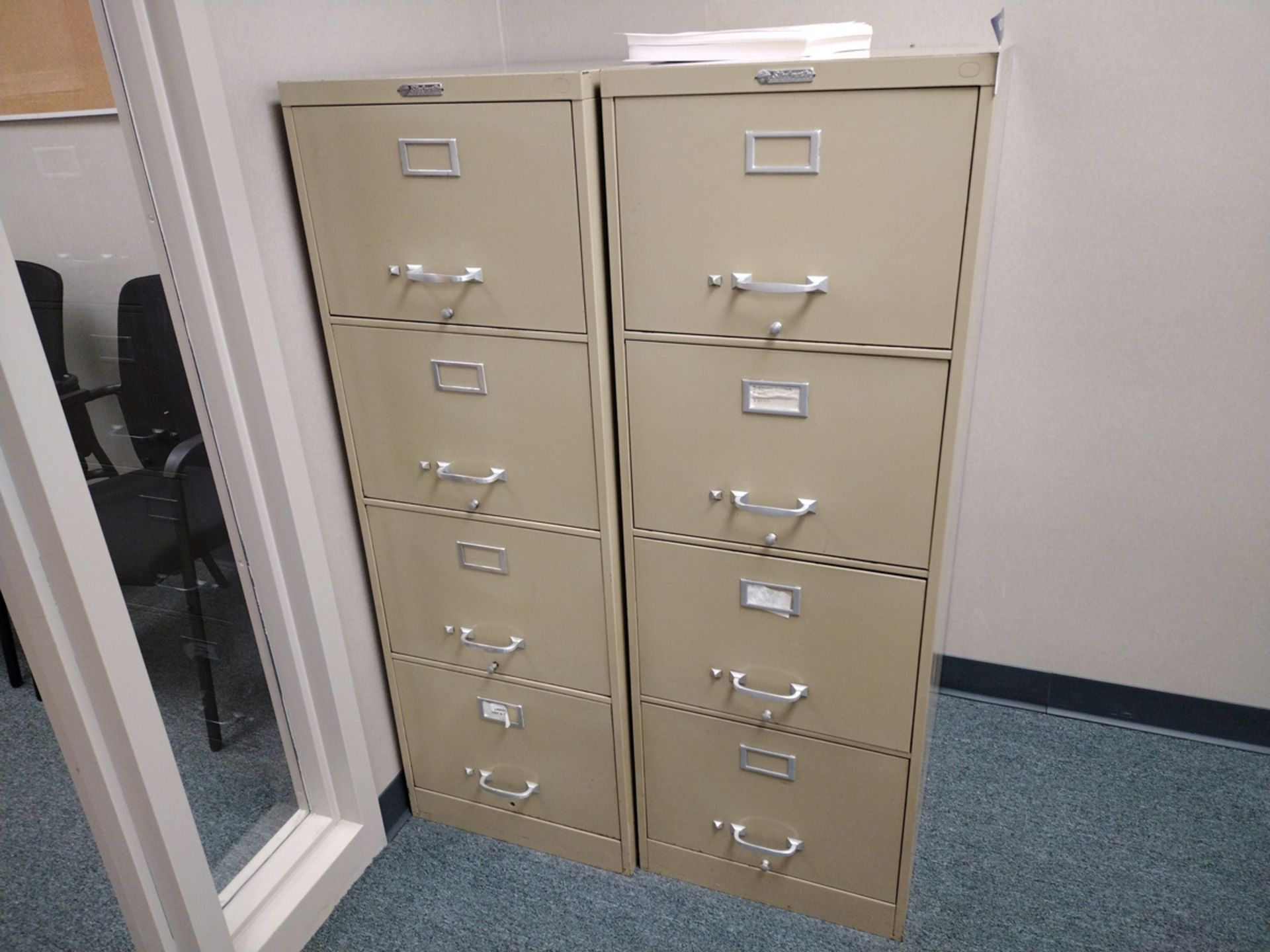 Group of Ass't Metal File Cabinets - Image 5 of 5