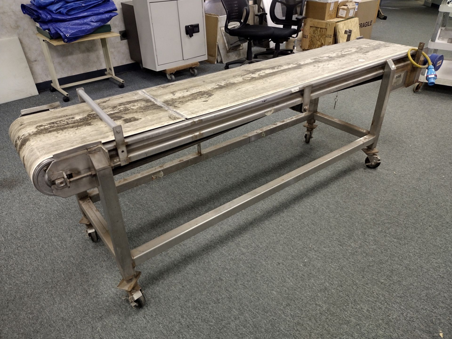 HMI 8ft Electric Belt Conveyor