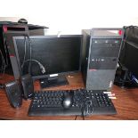 Lenovo M800 ThinkCentre i7 PC w/ Monitor and Keyboard
