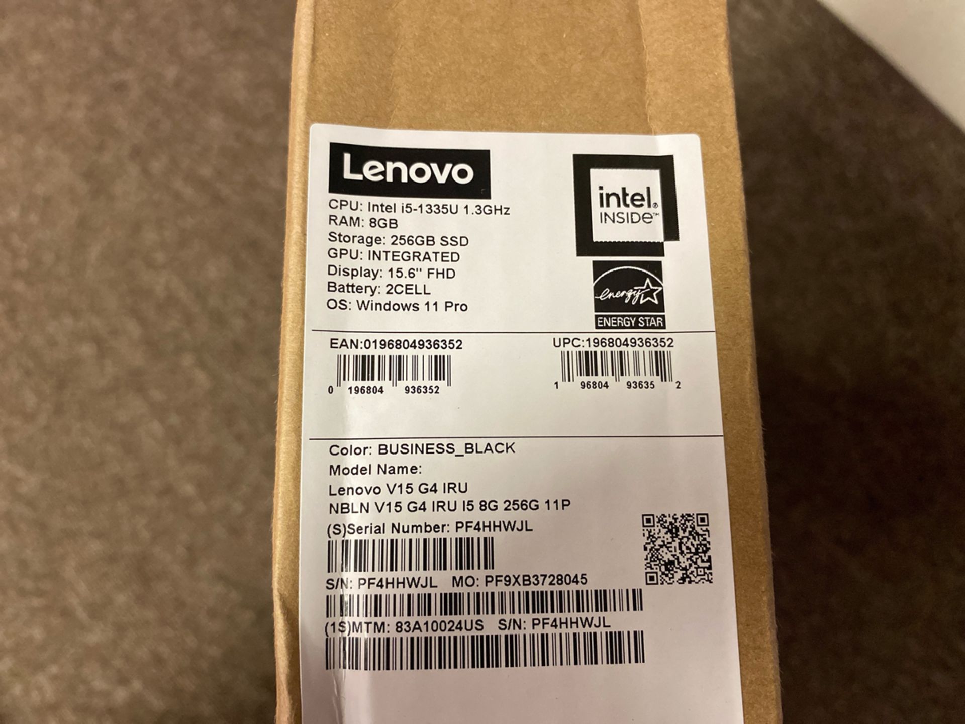 Lenovo V15 G4 IRU i5 Laptop Computer (Open Box) - Image 3 of 3