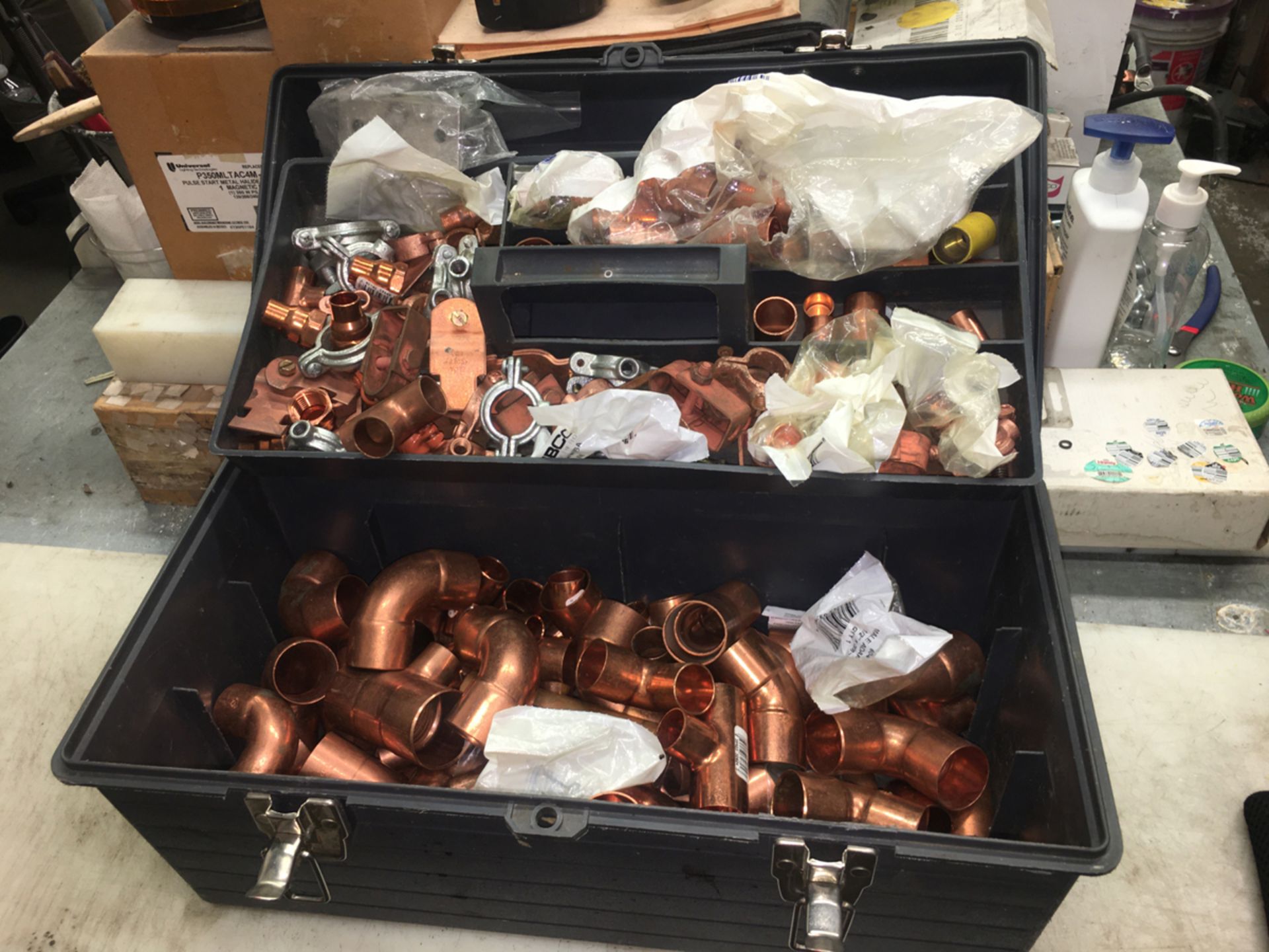 A Group of Ass't Copper Fittings