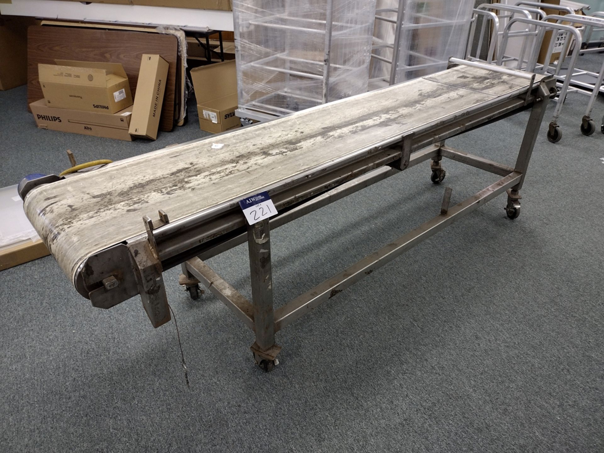 HMI 8ft Electric Belt Conveyor - Image 2 of 7