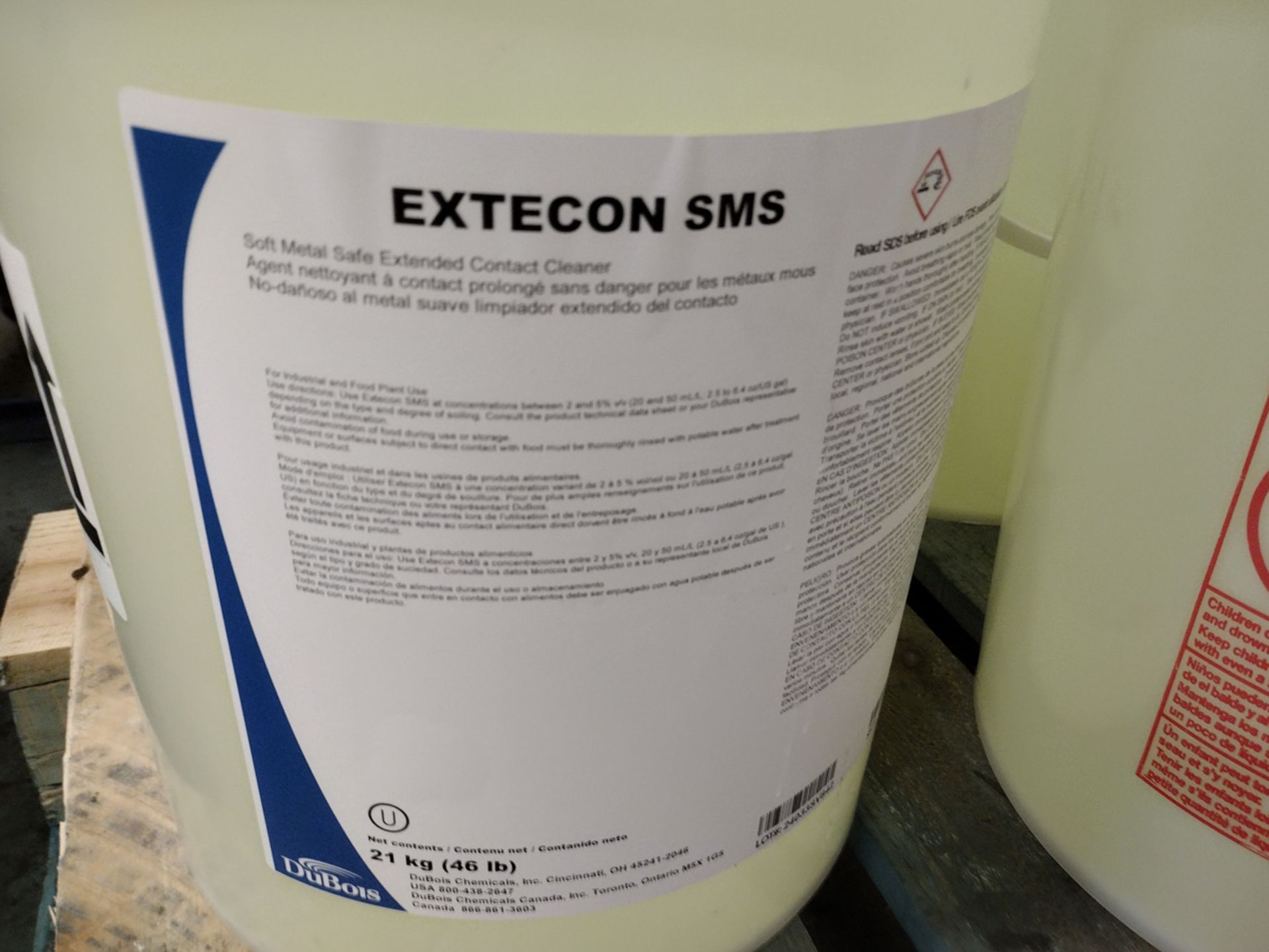 {Each} 5-Gallon Extecon SMS Industrial Cleaner
