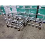 {Each} Aluminum Rolling Bin Racks