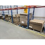 {Pallet} Ass't Branded Cardboard Boxes and Sheets