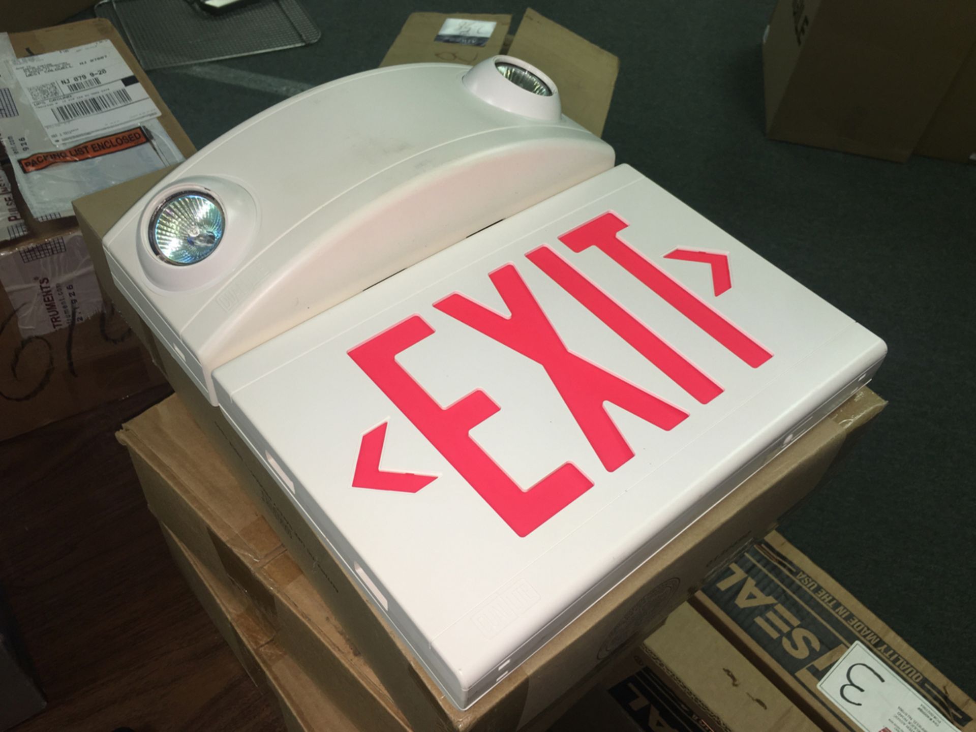 Dual Lite Emergency Exit Sign - Bild 4 aus 5