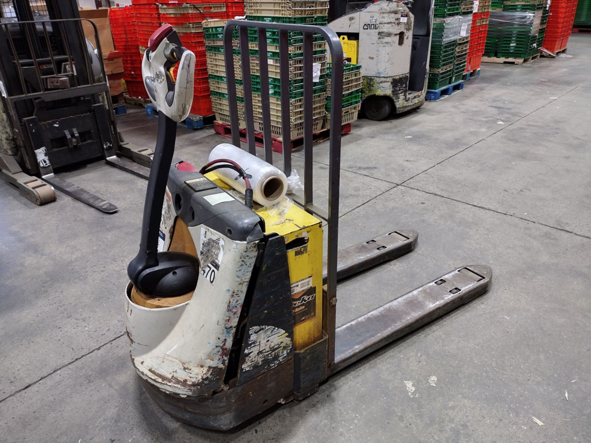 Crown WP3045-45 4,500lbs Electric 24V Walk-Behind Pallet Jack with Charger - Image 2 of 8