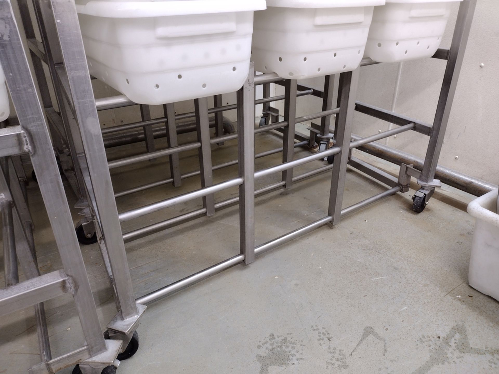 {Each} 3-Tier Steel Rolling Bin Rack - Image 2 of 5