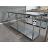 GSW 24" x 72" Stainless Steel Table (SOLD AS-IS - NO WARRANTY)