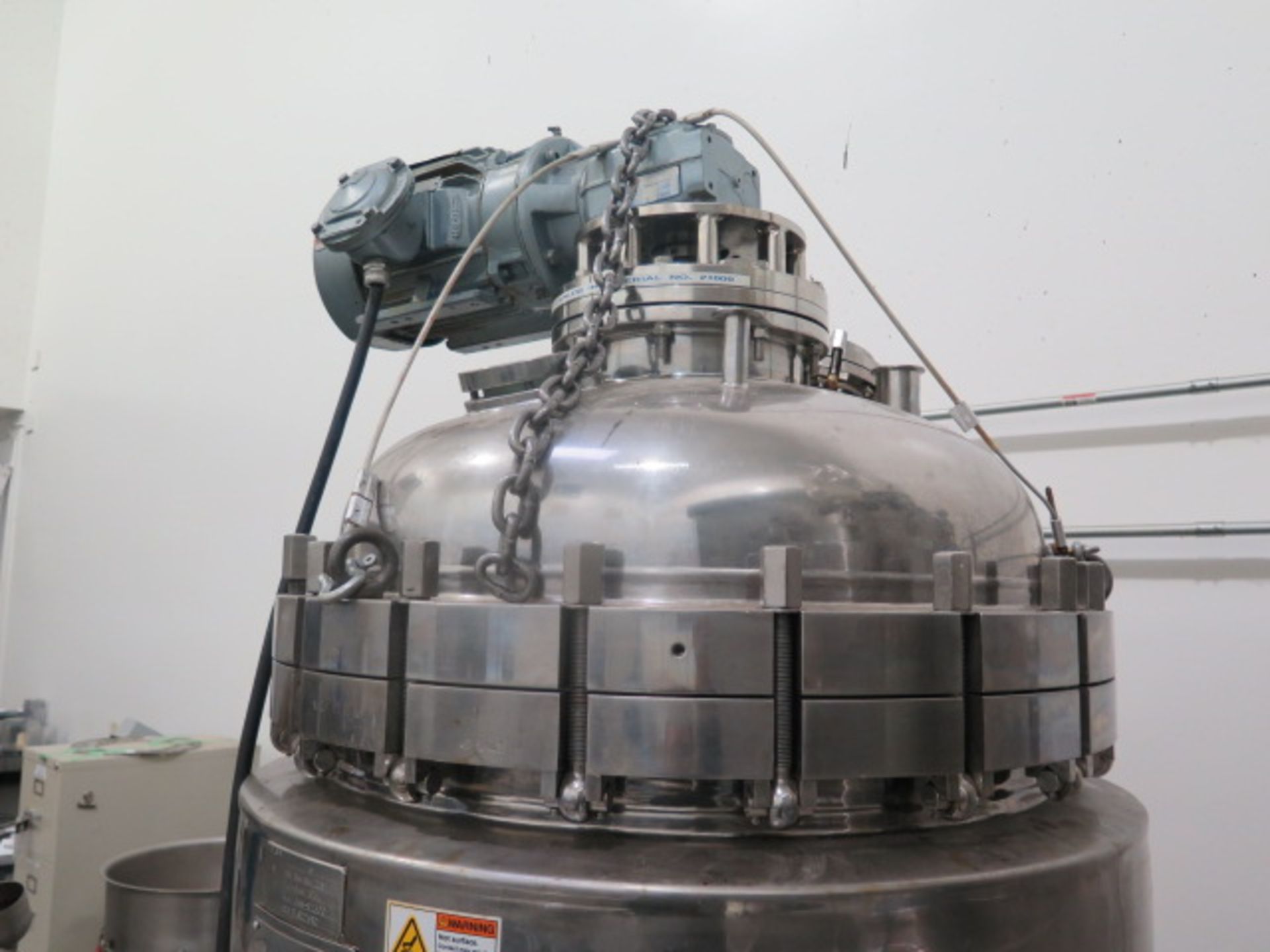 2006 DM Stainless Inc. / Olsa Stain Steel Jacketed Pressurized Mixing Tank s/n 2081 w/ SOLD AS IS - Image 4 of 10