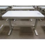 2018 Twin Star International Style MS Motorized Elevating Desks w/ Tempered Glass Top, SOLD AS IS