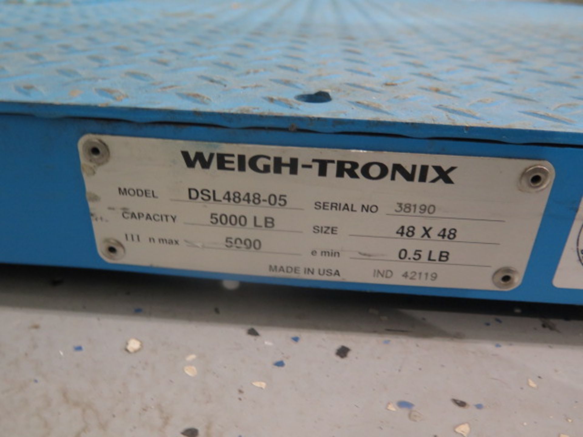 Weigh-Tronix 5000 Lb Cap Digital Platform Scale w/ Ramp (SOLD AS-IS - NO WARRANTY) - Bild 11 aus 11