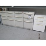 3-Drawer Under-Table Units (5) (SOLD AS-IS - NO WARRANTY)