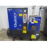 2020 Quincy QGS-5 5Hp Rotary Air Compr s/n ITJ3779889 w/ Built-In Refrigerated Air Dryer, SOLD AS IS