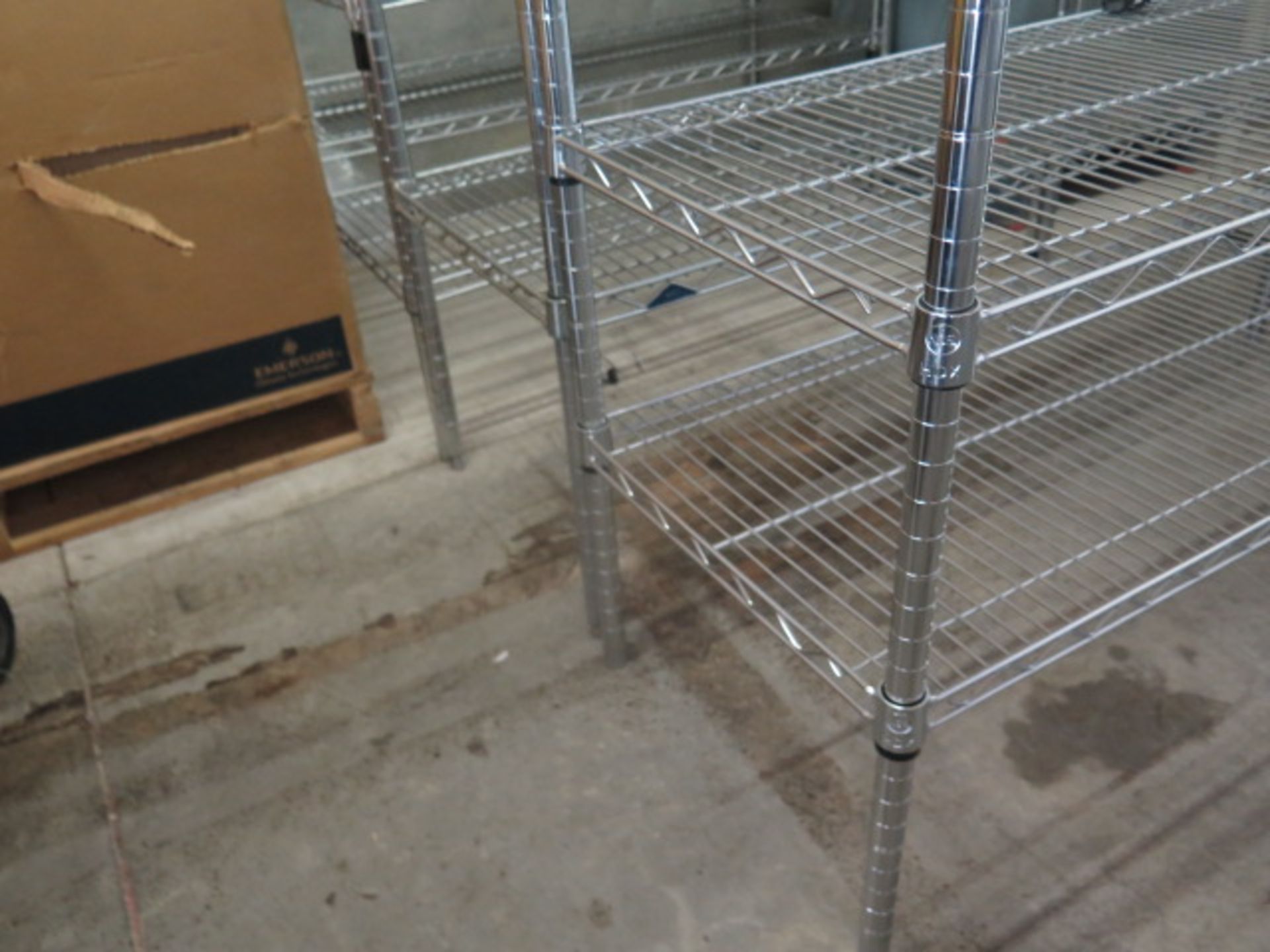 Rolling Wire Frame Shelves (4) (SOLD AS-IS - NO WARRANTY) - Image 5 of 5