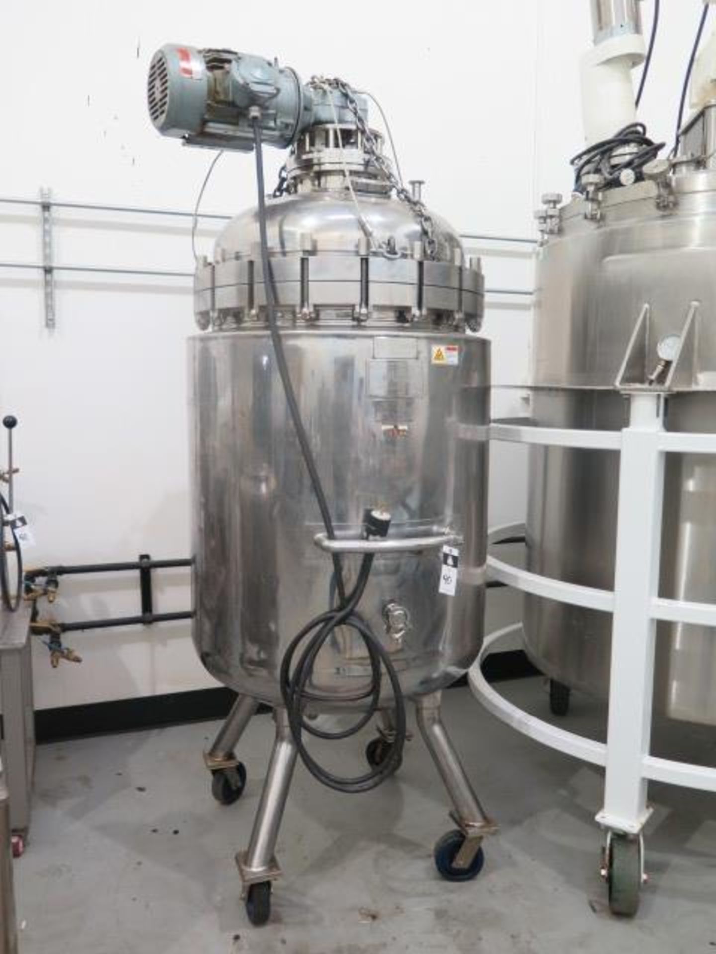 2006 DM Stainless Inc. / Olsa Stain Steel Jacketed Pressurized Mixing Tank s/n 2081 w/ SOLD AS IS