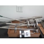 Stainless Steel Mixing Blades (SOLD AS-IS - NO WARRANTY)
