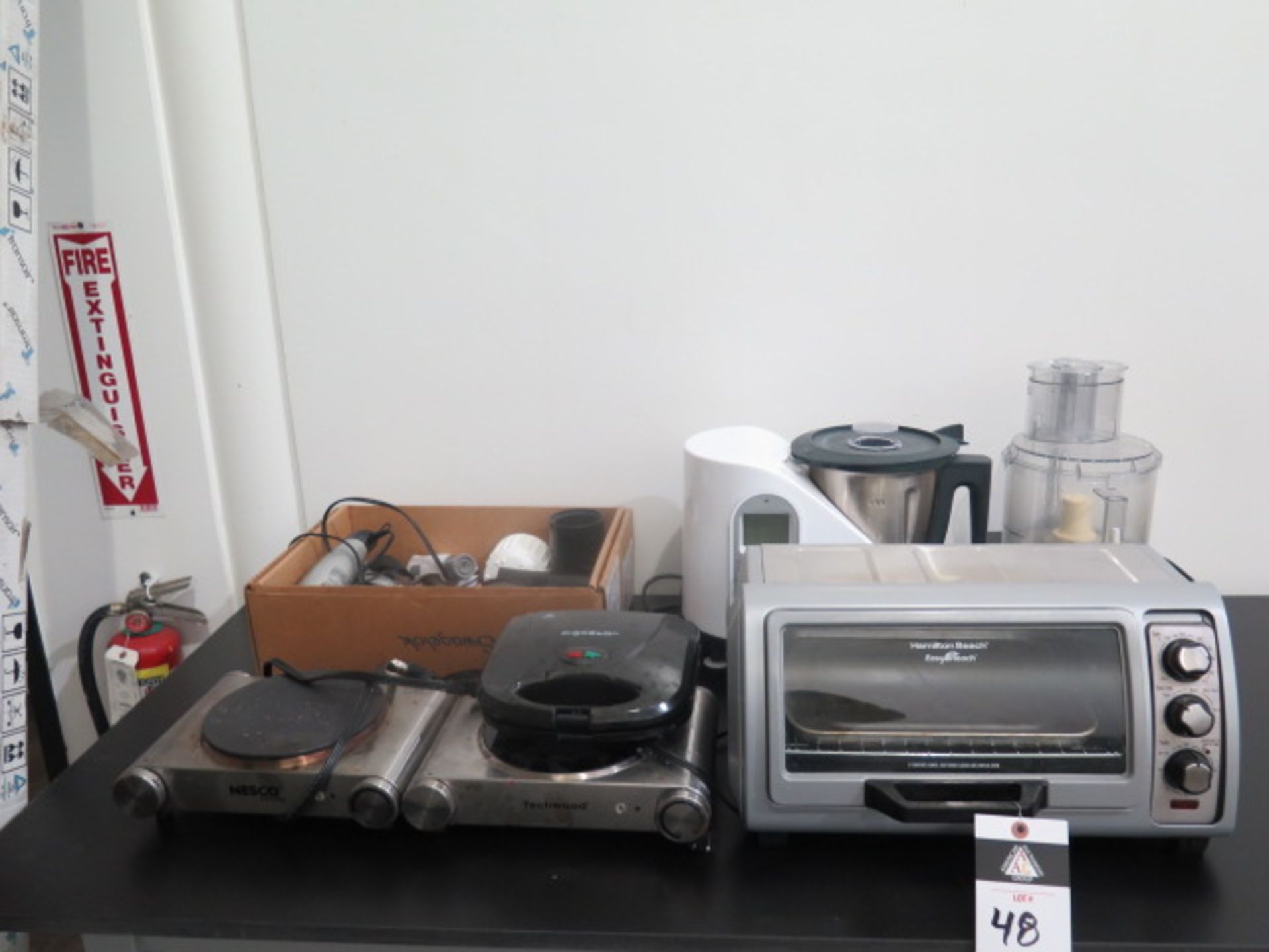 Lab Grade Food Processors, Toaster Oven, Hot Plates, and Misc (NOT FOOD GRADE) (SOLD AS-IS - NO