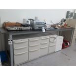 Bench Depot 30" x 120" Lab Bench w/ Chemical Resistant Top (SOLD AS-IS - NO WARRANTY)