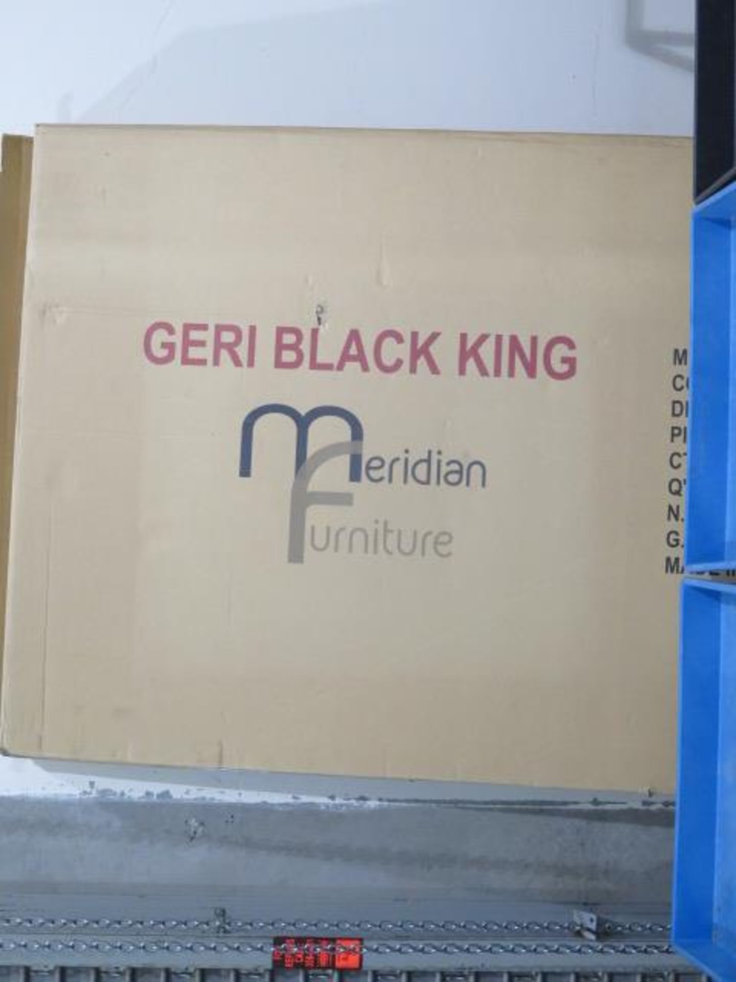 Meridian Furniture Geri Black King Bed Frame (NEW) (SOLD AS-IS - NO WARRANTY) - Image 3 of 7