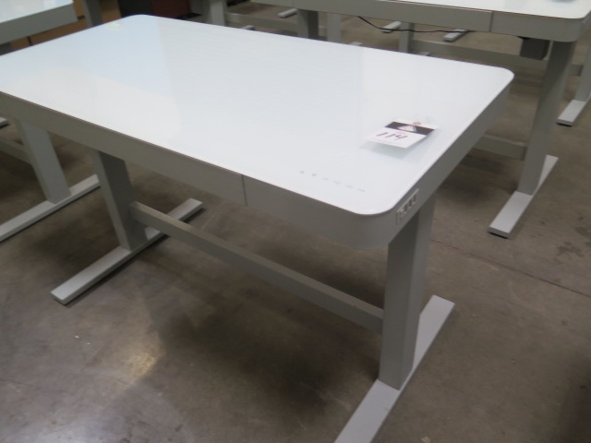 2018 Twin Star International Style MS Motorized Elevating Desks w/ Tempered Glass Top, SOLD AS IS - Image 2 of 6