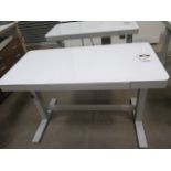 2018 Twin Star International Style MS Motorized Elevating Desks w/ Tempered Glass Top, SOLD AS IS